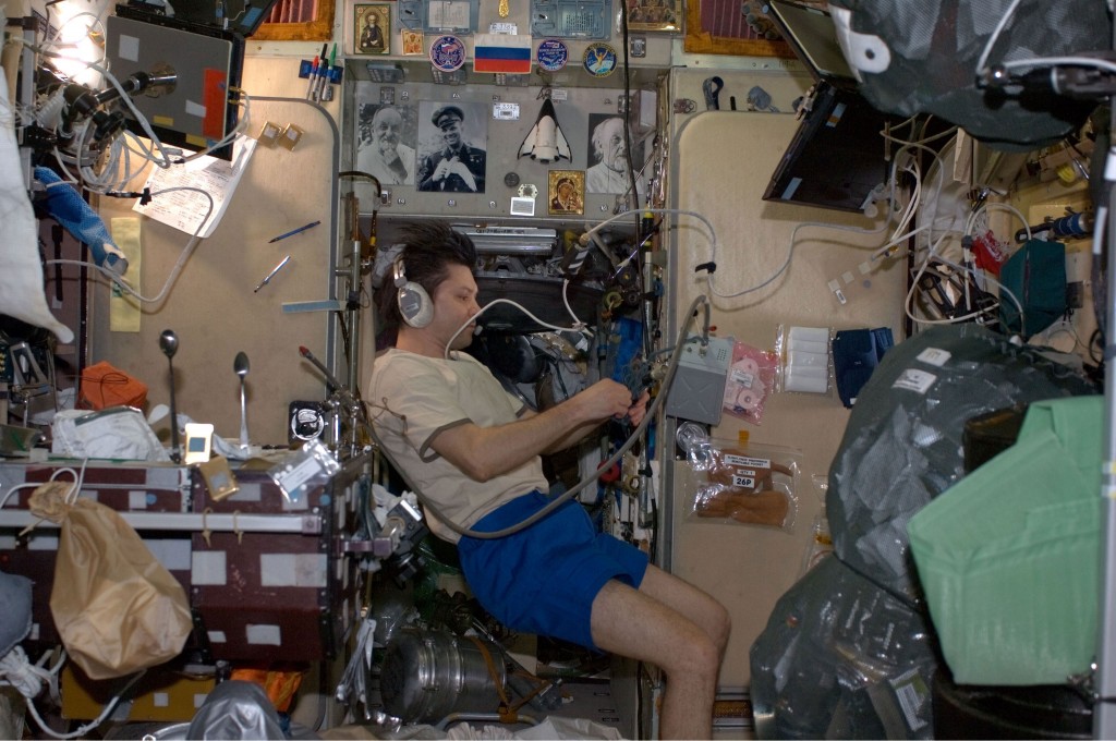 Aboard the International Space Station. Credit: NASA