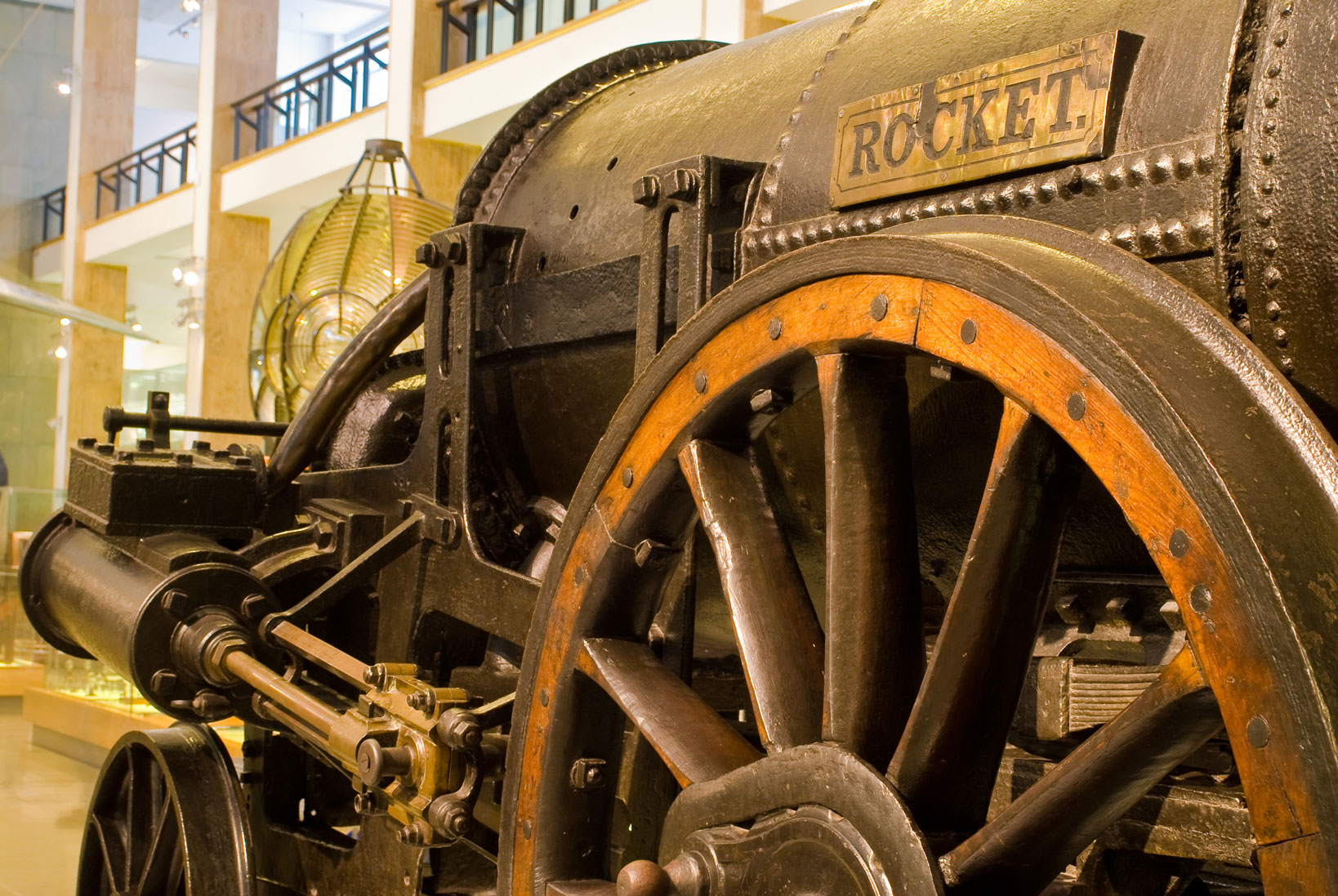 Stephenson's 'Rocket' (1829) on display at the Science Museum. Credit: Science Museum