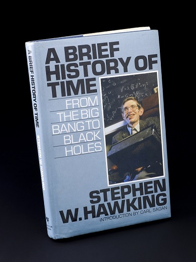 A Brief History of Time, on display in Cosmos and Culture