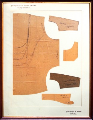 The pattern for Sir Winston Churchill's siren suit. Image credit: Turnbull & Asser