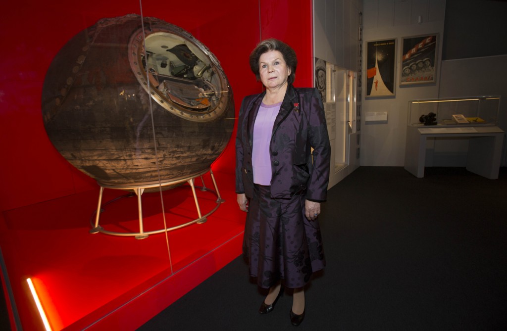 Dr Valentina Tereshkova and Vostok 6 in Cosmonauts: Birth of the Space Age © Science Museum PIX.Tim Anderson