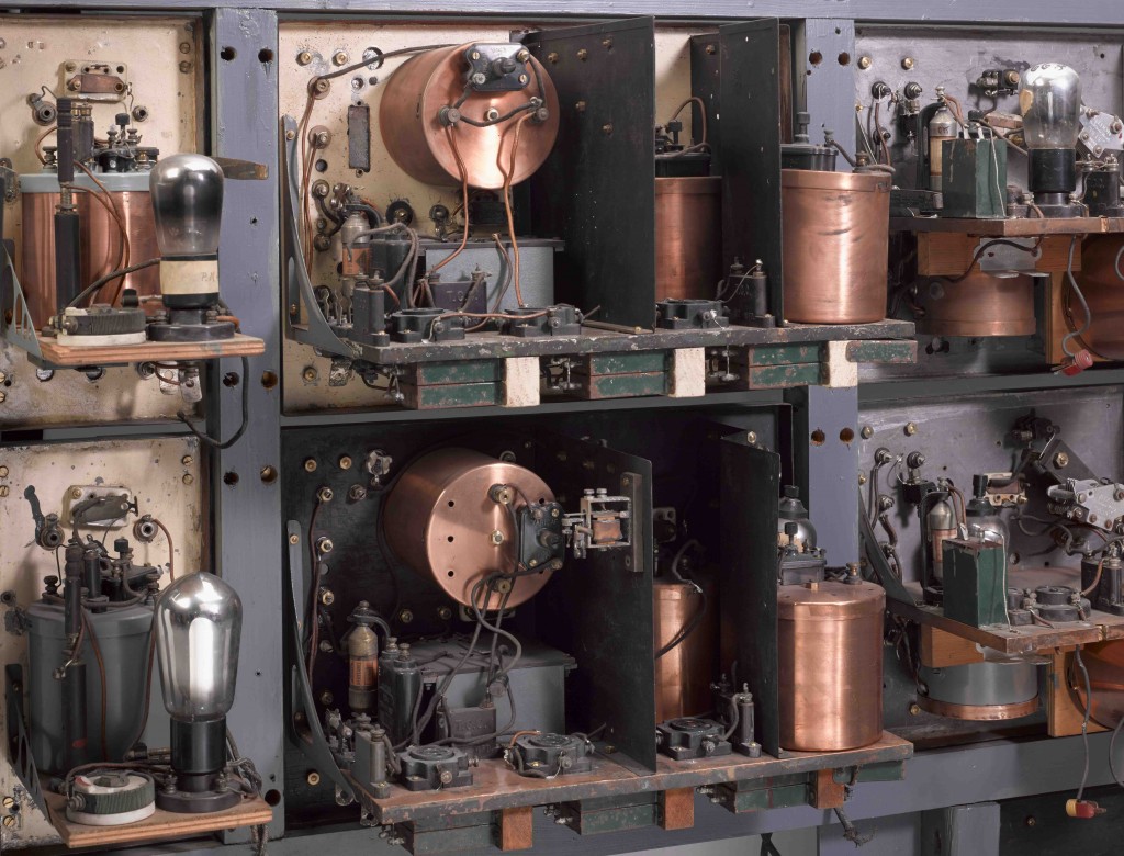 Robert Watson-Watt's original radar apparatus, on display in the Museum's Churchill's Scientists exhibition. Image credit: Science Museum