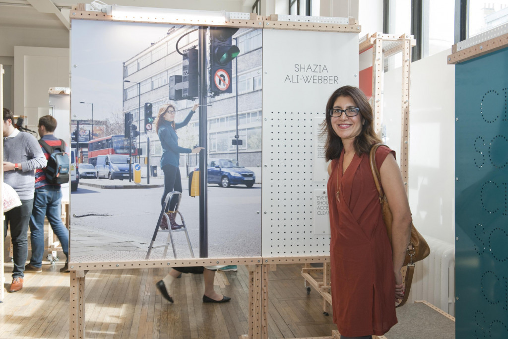 Shazia Ali-Webber at the opening of Beyond the Lab: The DIY Science Revolution, July 2016 © Angela Moore / Science Museum