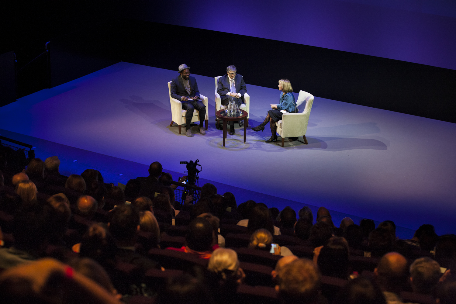 The audience watches the Evening Standard's Progress Conversation at the Science Museum.
