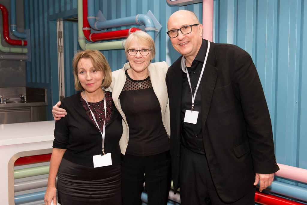 Sarah Sands, Julie Maxton and Roger Highfield.