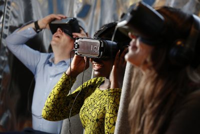 Experiencing Space Descent VR with Tim Peake