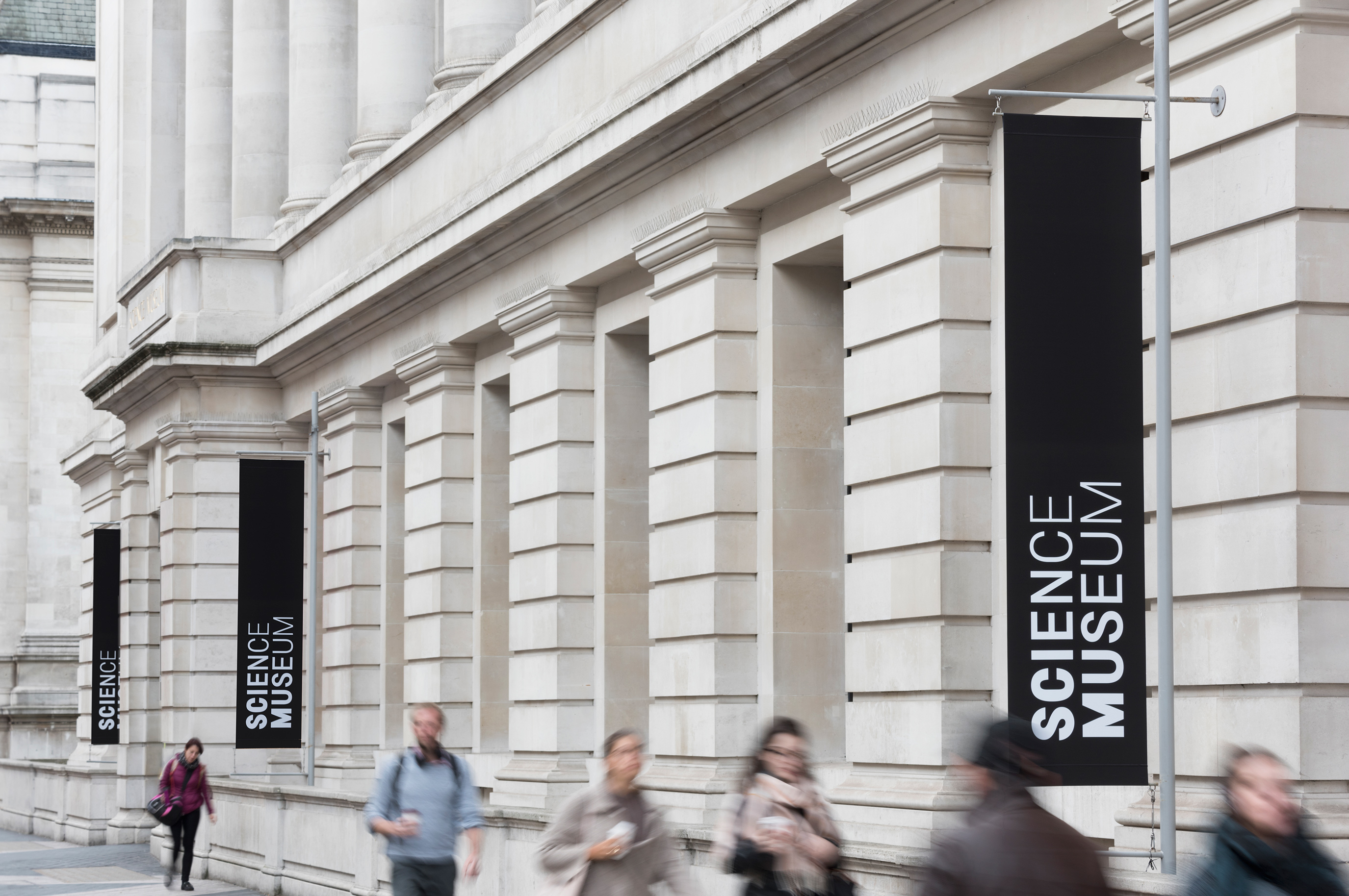 Image of the front of the Science Museum. 