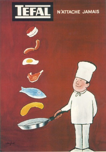 Tefal advert 1950s. Credit: Tefal