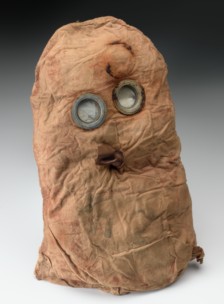 ‘PH’ gas helmet, 1915.