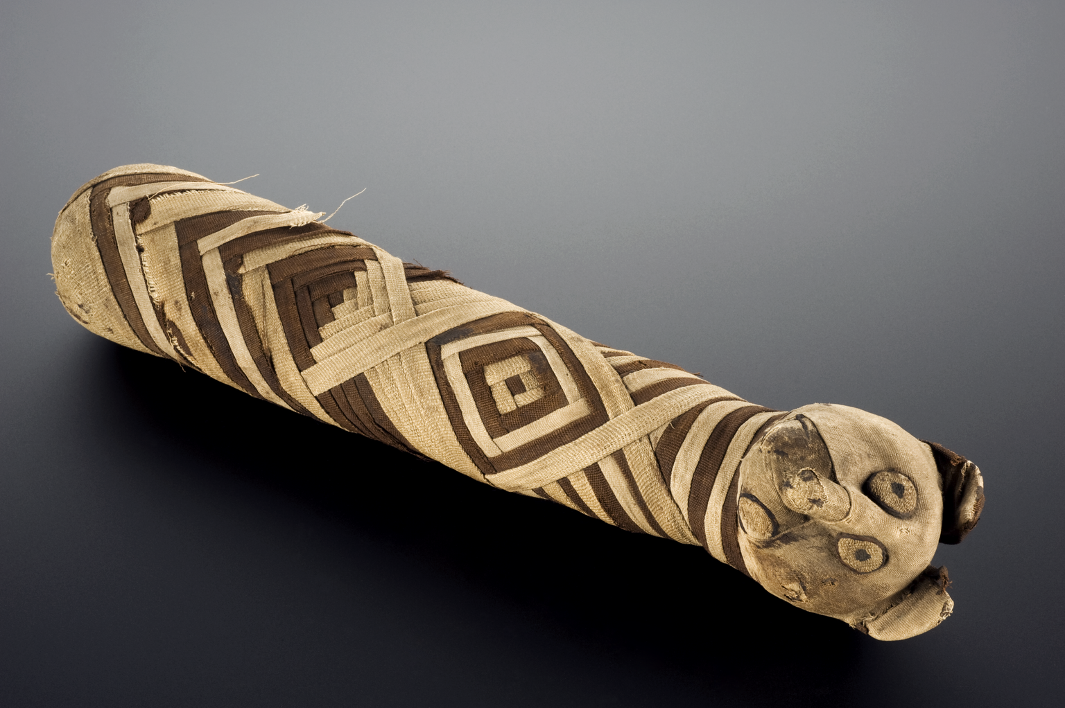 Egyptian mummified cat, 2000-100BC.