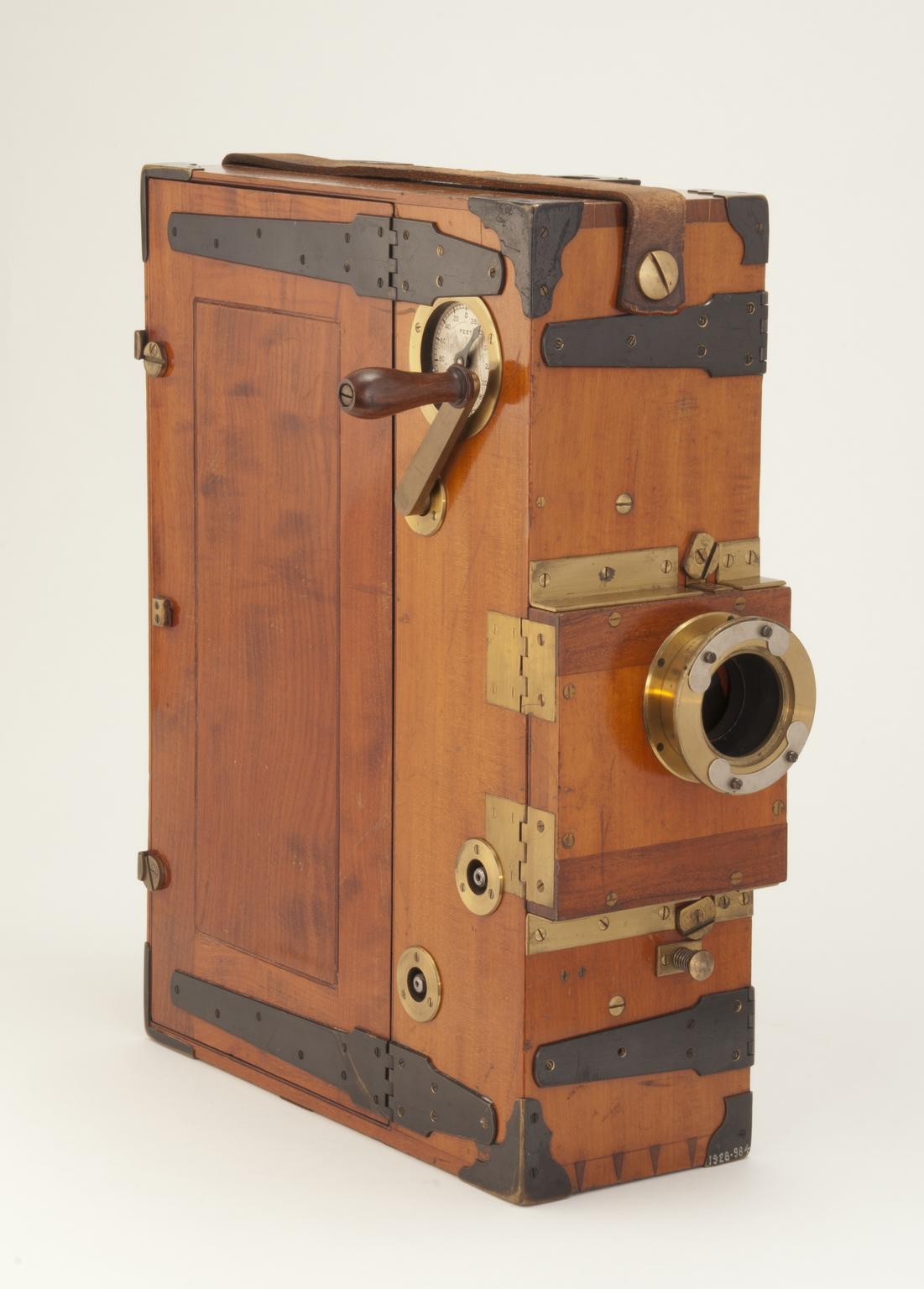 Prestwich cinematographic camera, used by Mr H.G. Ponting in Scott's Antarctic Expedition, 1910.