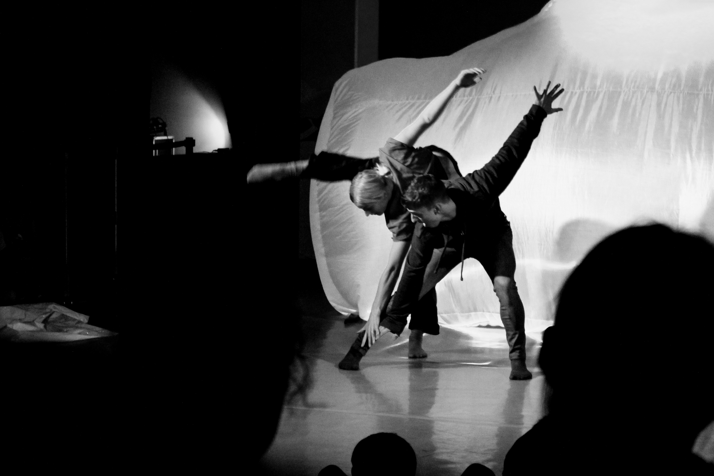 Dancers from the Corey Baker Dance company performing a newly devised dance at Antarctica Live
