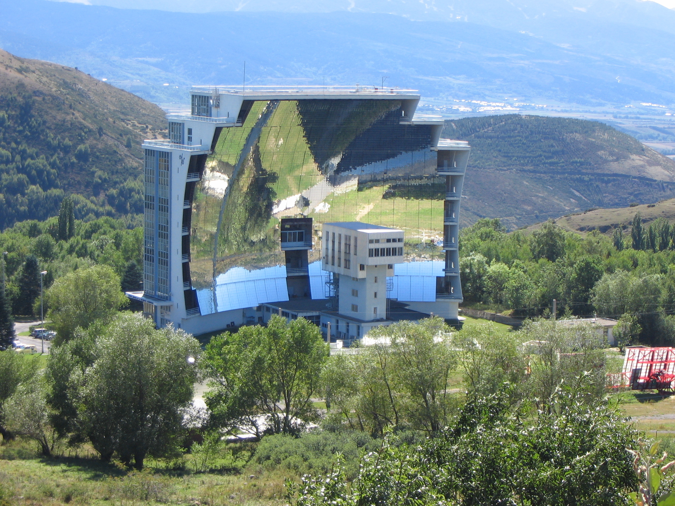 The world’s largest solar furnace. Credit: Björn Appel