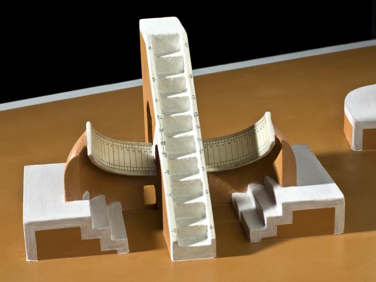 Model of zodiacal dials (Rashmalaya) in the Jaipur observatory, available to view on the Science Museum Group Collections page