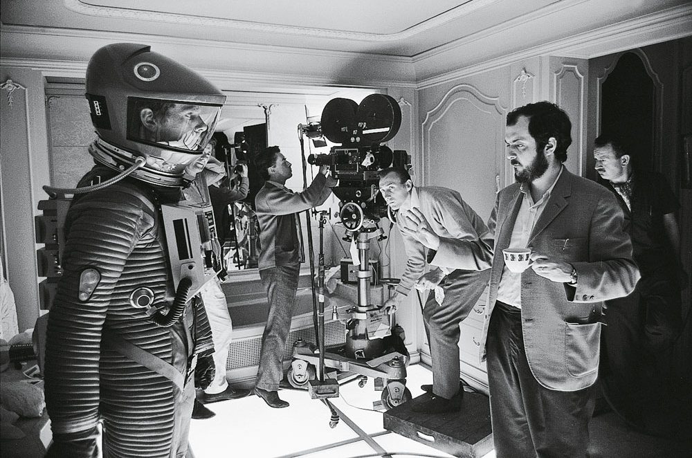 Behind the science image of the filming of 2001: A Space Odyssey © Warner Bros.