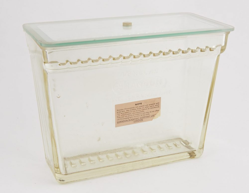 chromatography tank, c. 1951-1970