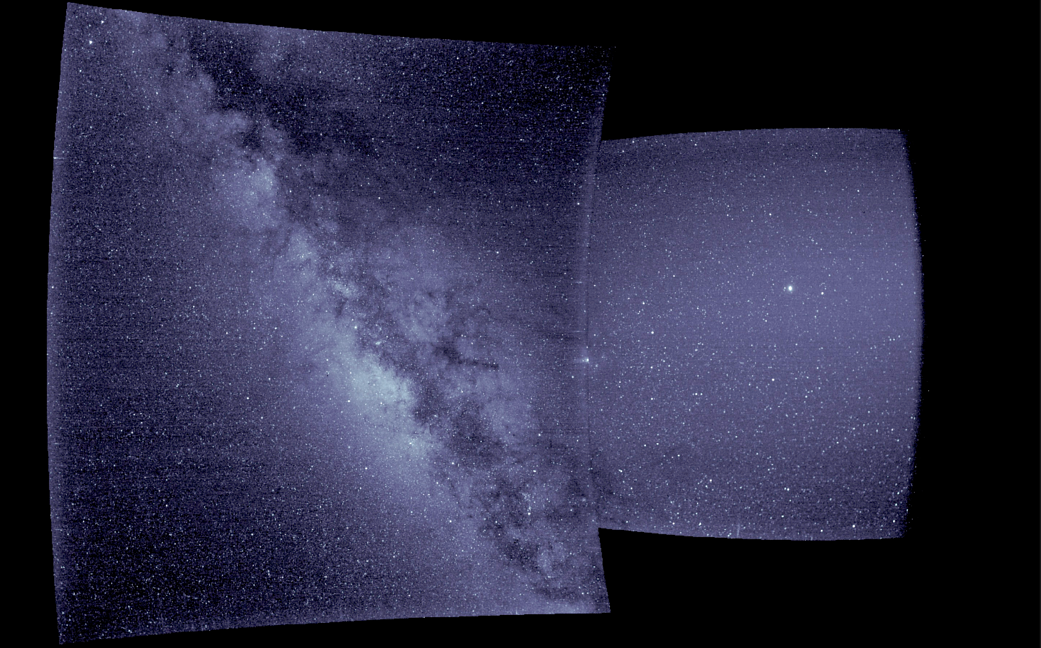first-light data from Parker Solar Probe's WISPR (Wide-field Imager for Solar Probe) instrument suite, taken 19 September. Image: NASA/Naval Research Laboratory/Parker Solar Probe