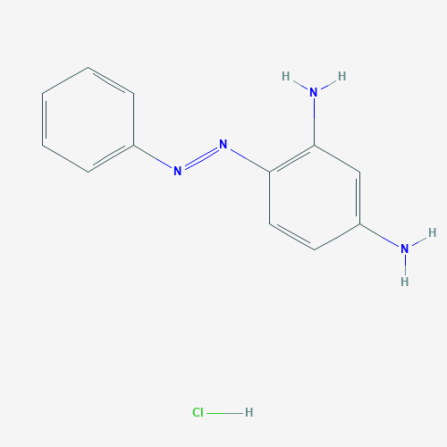 Chemical structure of chrysoidine