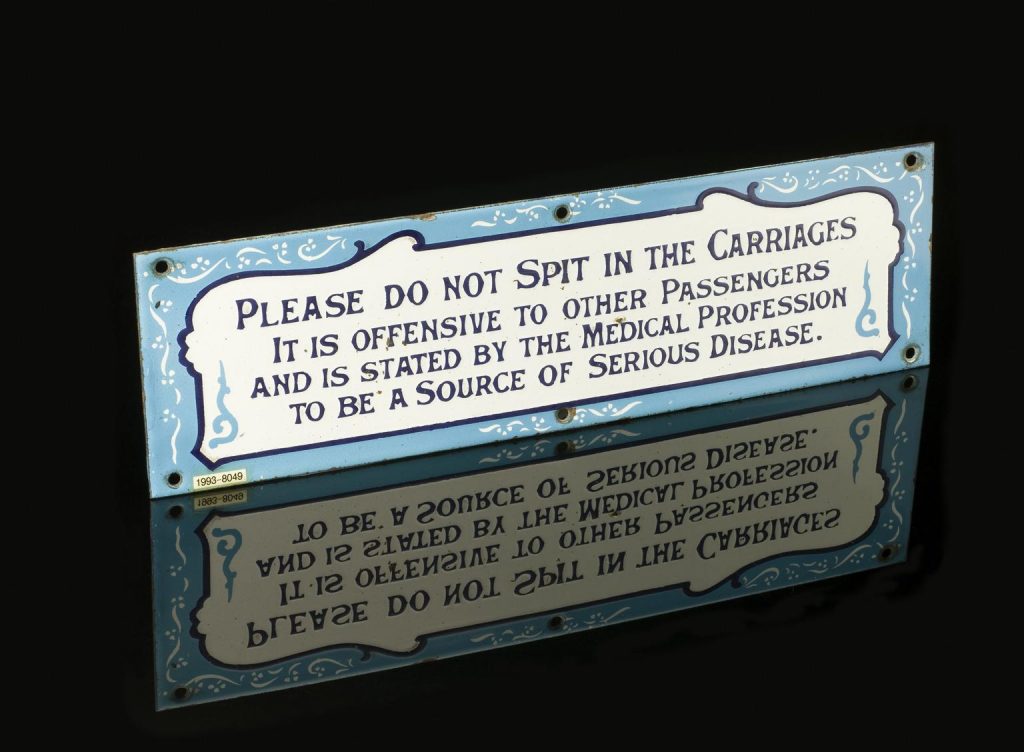 Anti-spitting sign, 1900-1920