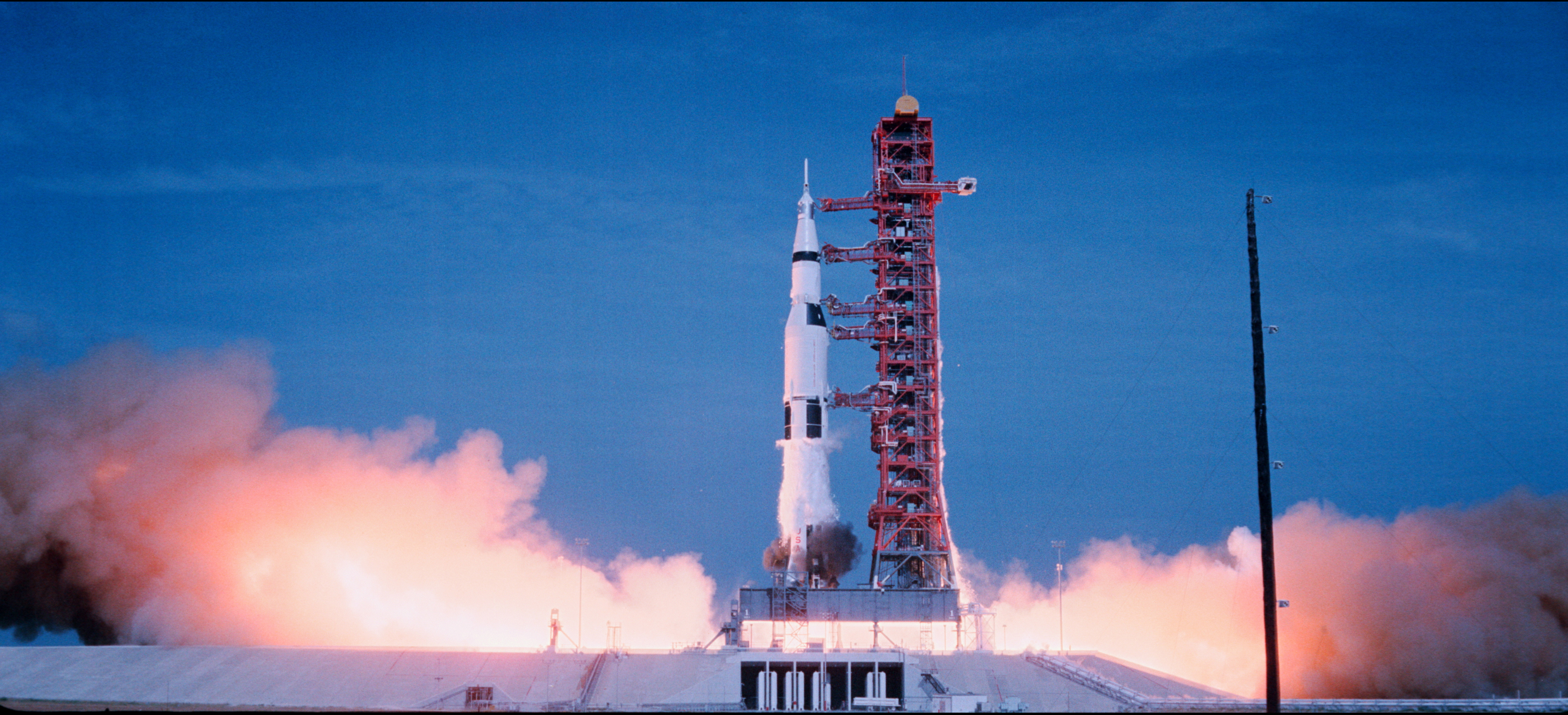 Saturn V rocket launch