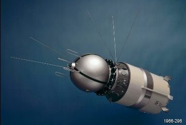 Scale model of Vostok spacecraft