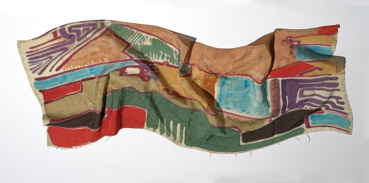 Hand-painted dyes on silk about 1913-14, by Jock Turnbull 