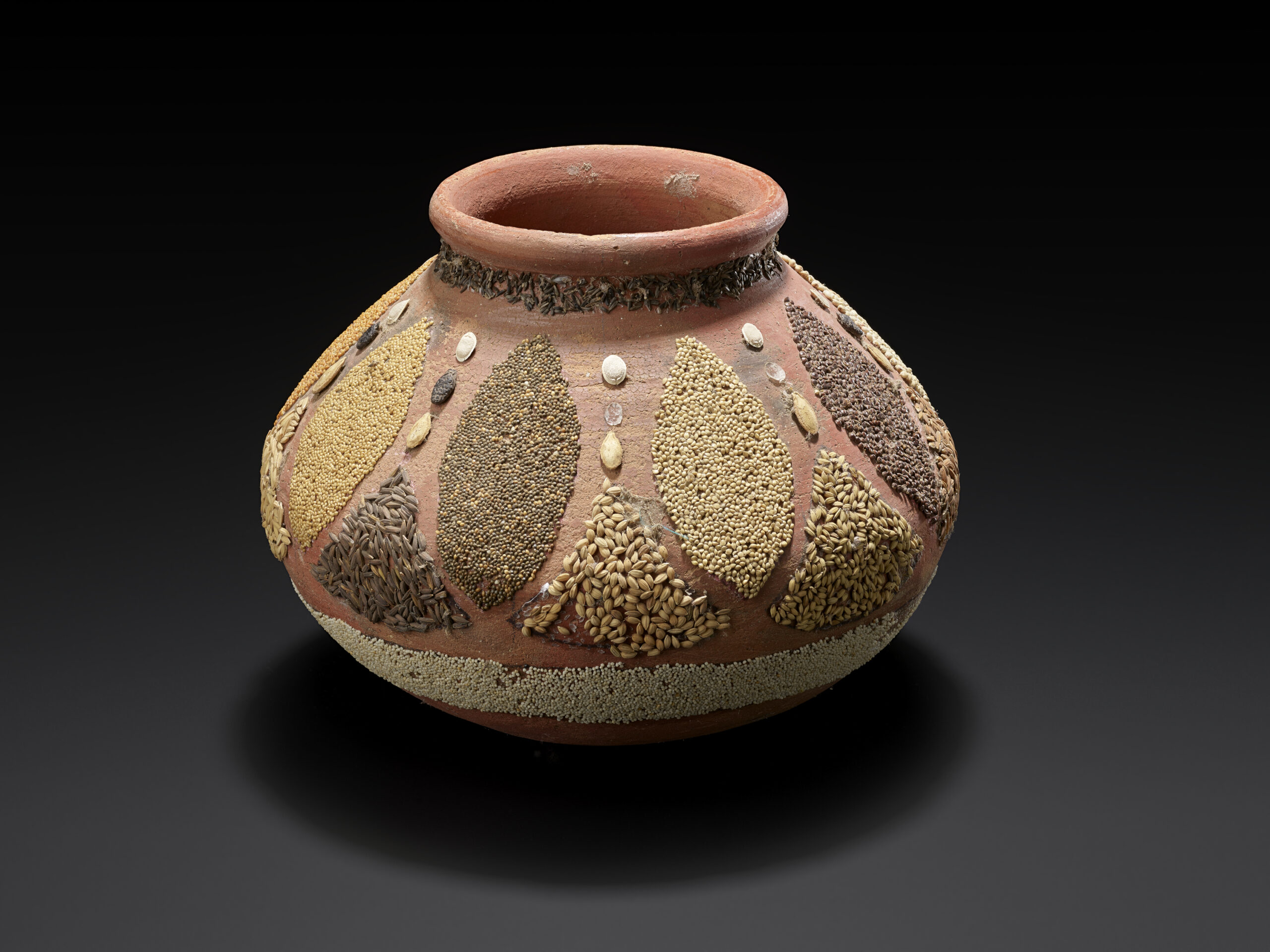 Madke earthen community seed bank container
